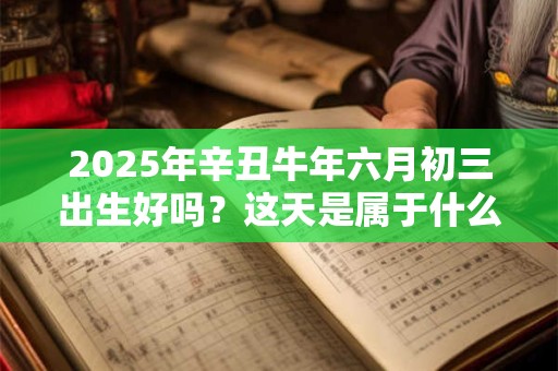 2025年辛丑牛年六月初三出生好吗？这天是属于什么星座？