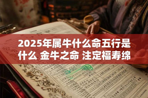 2025年属牛什么命五行是什么 金牛之命 注定福寿绵长