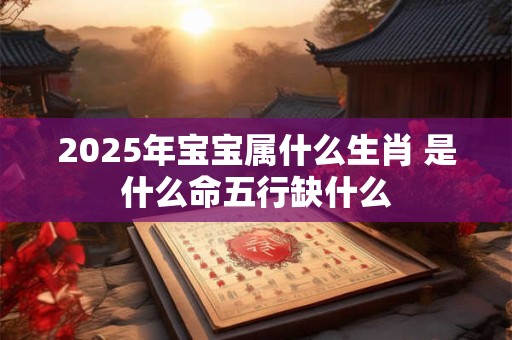 2025年宝宝属什么生肖 是什么命五行缺什么
