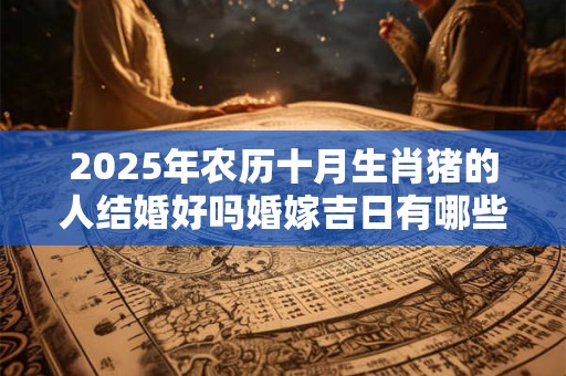 2025年农历十月生肖猪的人结婚好吗婚嫁吉日有哪些