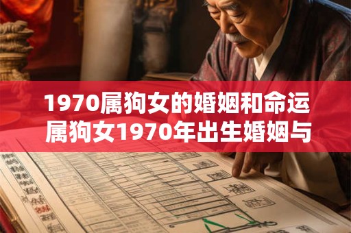 1970属狗女的婚姻和命运 属狗女1970年出生婚姻与命运如何