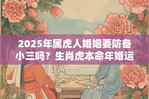 2025年属虎人婚姻要防备小三吗？生肖虎本命年婚运好不好