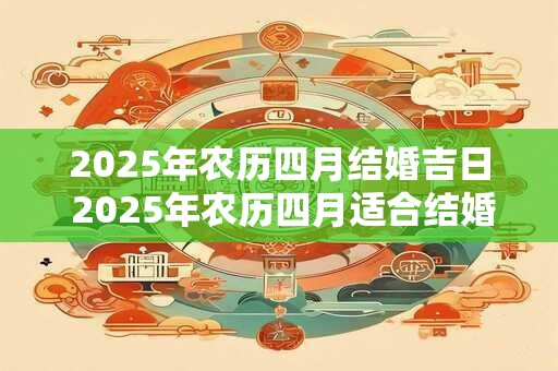 2025年农历四月结婚吉日 2025年农历四月适合结婚吗