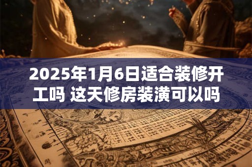 2025年1月6日适合装修开工吗 这天修房装潢可以吗