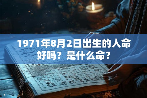 1971年8月2日出生的人命好吗?是什么命? 1971年8月2日出生的人命好吗?是什么命?