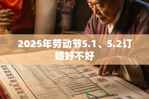 2025年劳动节5.1、5.2订婚好不好