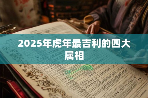 2025年虎年最吉利的四大属相