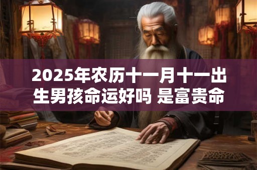 2025年农历十一月十一出生男孩命运好吗 是富贵命吗 2025年农历十一月十一出生男孩命运好吗 是富贵命吗