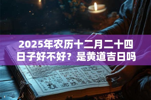 2025年农历十二月二十四日子好不好？是黄道吉日吗？