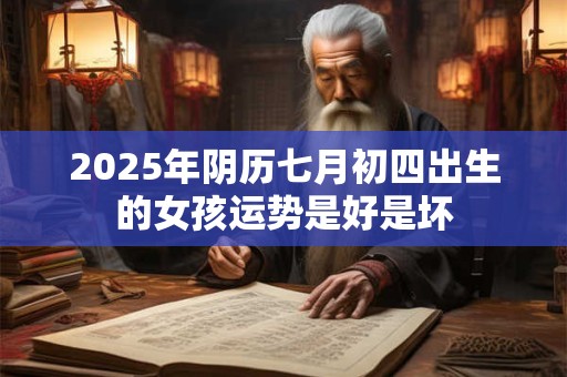 2025年阴历七月初四出生的女孩运势是好是坏