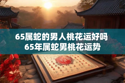 65属蛇的男人桃花运好吗 65年属蛇男桃花运势