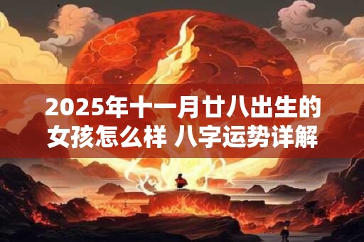 2026年十一月廿八出生的女孩怎么样 八字运势详解