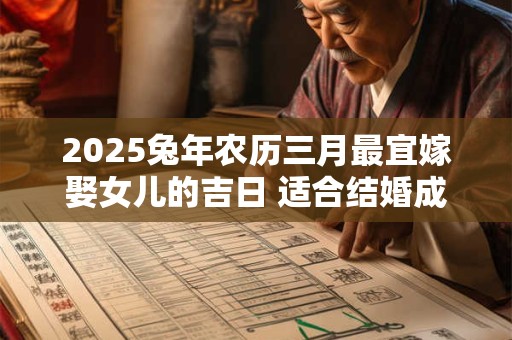 2025兔年农历三月最宜嫁娶女儿的吉日 适合结婚成婚吉日