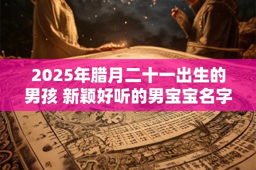 2025年腊月二十一出生的男孩 新颖好听的男宝宝名字