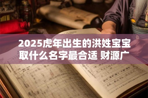2025虎年出生的洪姓宝宝取什么名字最合适 财源广进取名