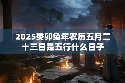2025癸卯兔年农历五月二十三日是五行什么日子