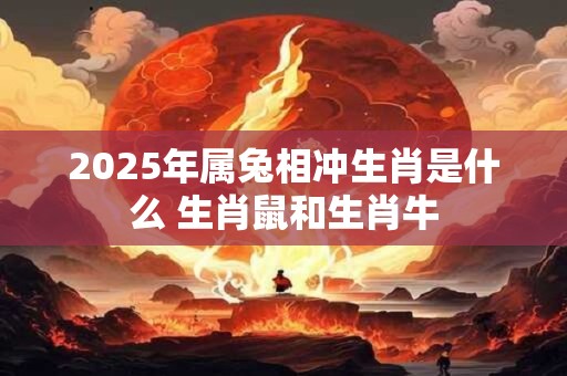 2025年属兔相冲生肖是什么 生肖鼠和生肖牛