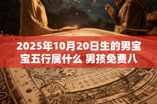 2025年10月20日生的男宝宝五行属什么 男孩免费八字起名