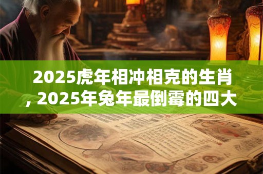 2025虎年相冲相克的生肖, 2025年兔年最倒霉的四大属相