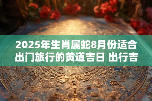 2025年生肖属蛇8月份适合出门旅行的黄道吉日 出行吉日推荐