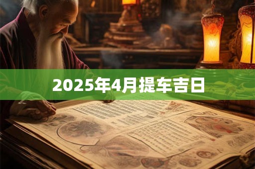 2025年4月提车吉日 2025年4月提车吉日