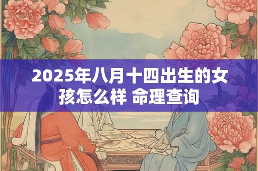 2025年八月十四出生的女孩怎么样 命理查询