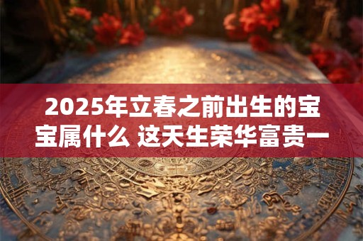 2025年立春之前出生的宝宝属什么 这天生荣华富贵一生
