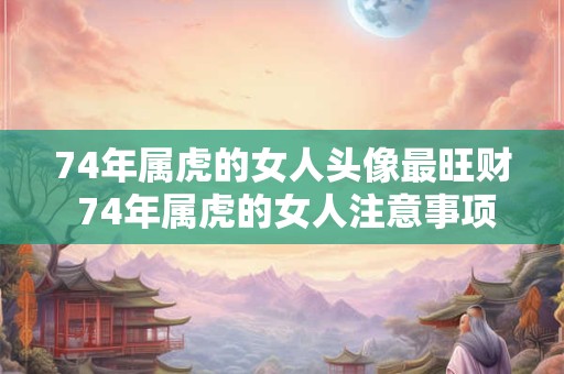 74年属虎的女人头像最旺财 74年属虎的女人注意事项 74年属虎的女人头像最旺财 74年属虎的女人注意事项