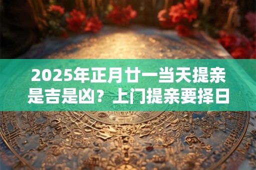 2025年正月廿一当天提亲是吉是凶？上门提亲要择日吗