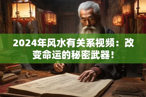 2024年风水有关系视频：改变命运的秘密武器！