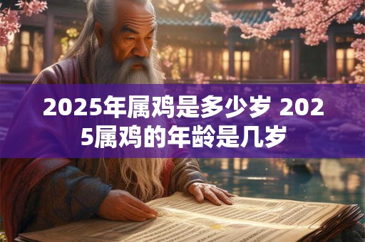 2026年属鸡是多少岁 2026属鸡的年龄是几岁