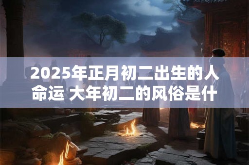 2025年正月初二出生的人命运 大年初二的风俗是什么