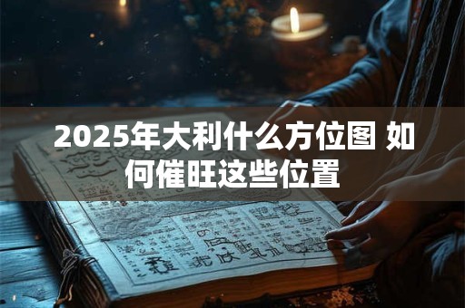 2025年大利什么方位图 如何催旺这些位置