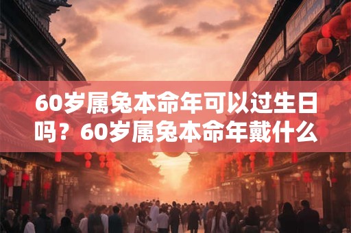 60岁属兔本命年可以过生日吗？60岁属兔本命年戴什么好？