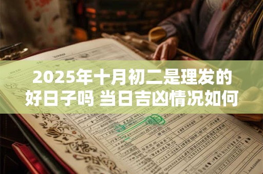 2025年十月初二是理发的好日子吗 当日吉凶情况如何