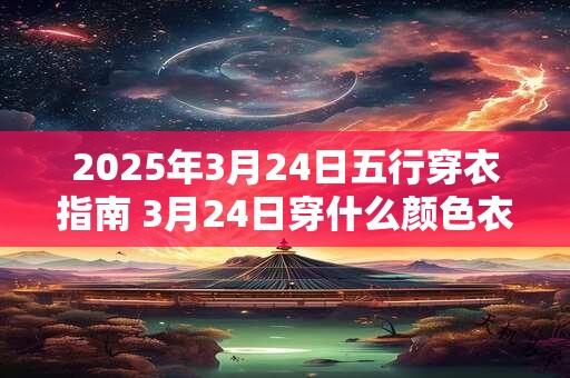 2025年3月24日五行穿衣指南 3月24日穿什么颜色衣服