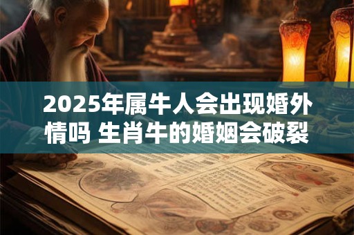2025年属牛人会出现婚外情吗 生肖牛的婚姻会破裂吗