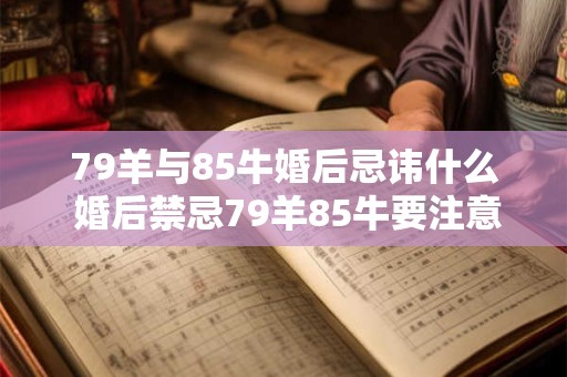 79羊与85牛婚后忌讳什么 婚后禁忌79羊85牛要注意什么