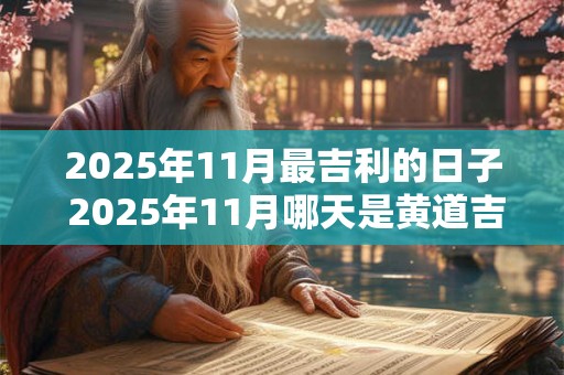 2025年11月最吉利的日子 2025年11月哪天是黄道吉日