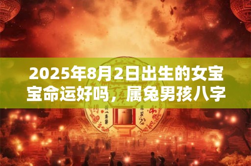 2025年8月2日出生的女宝宝命运好吗，属兔男孩八字命运查询