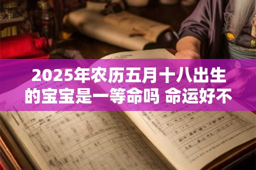 2026年农历五月十八出生的宝宝是一等命吗 命运好不好