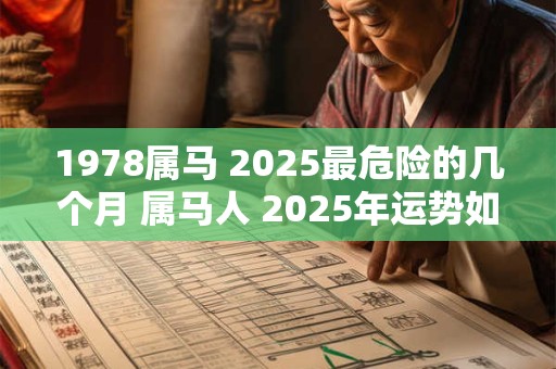 1978属马 2025最危险的几个月 属马人 2025年运势如何