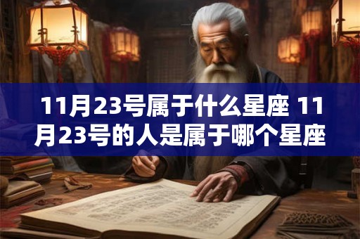 11月23号属于什么星座 11月23号的人是属于哪个星座的 11月23号属于什么星座 11月23号的人是属于哪个星座的