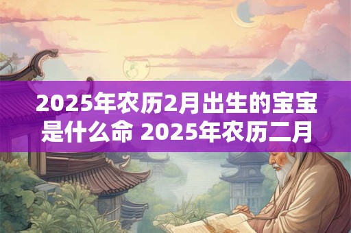 2025年农历2月出生的宝宝是什么命 2025年农历二月宝宝的命运如何