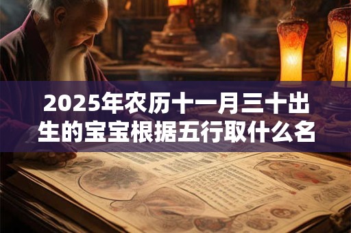2025年农历十一月三十出生的宝宝根据五行取什么名字