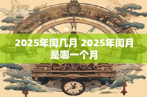 2026年闰几月 2026年闰月是哪一个月