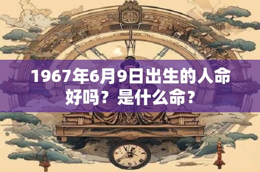 1967年6月9日出生的人命好吗？是什么命？