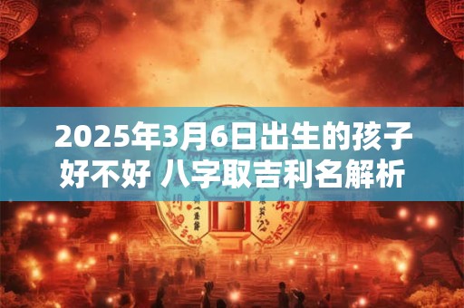 2025年3月6日出生的孩子好不好 八字取吉利名解析 2025年3月6日出生的孩子好不好 八字取吉利名解析