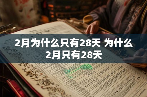2月为什么只有28天 为什么2月只有28天