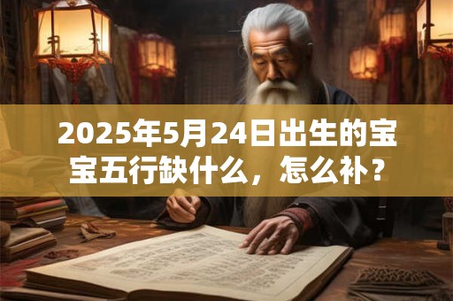 2025年5月24日出生的宝宝五行缺什么，怎么补？